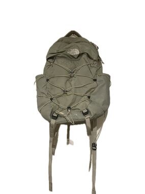 The North Face Borealis backpack, Olive Green Bungee Front